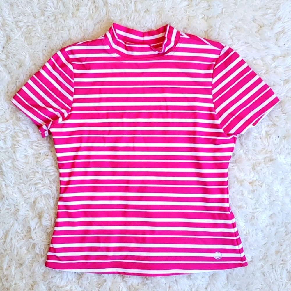 Lands End Kids Medium 10-12 Rashguard Top Swim